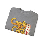 Candy Crush Front and Back Design Sweatshirt, Colorful Jumper, Fun Pullover, Sweet Treat Apparel, Cozy Top