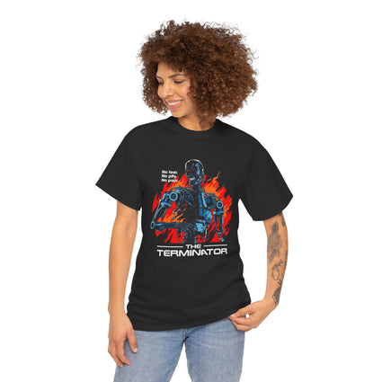 The Terminator No Fear No Pity No Pain Design T-shirt