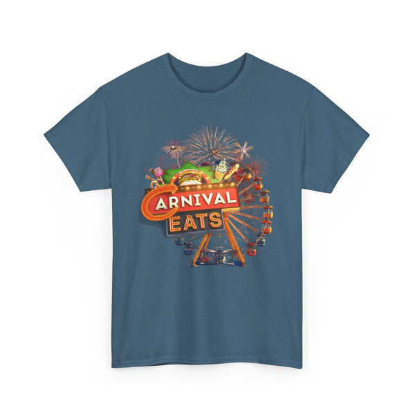 Carnival Eats Unisex Tee, Food Show T-Shirt, Fun Fair Cotton Shirt, Festival Graphic Tee, Foodie Gift Shirt