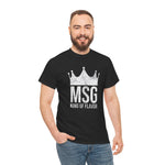 MSG King of Flavor Unisex Tee, Foodie T-Shirt, Unique Seasoning Shirt, Retro Cooking Top, Culinary Chef Gift