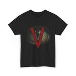 Vintage V The Visitors Reptilian Alien Unisex T-Shirt, Retro Tee, Sci-Fi Fan Gift, 80s TV Show Shirt, Alien Invasion Clothing