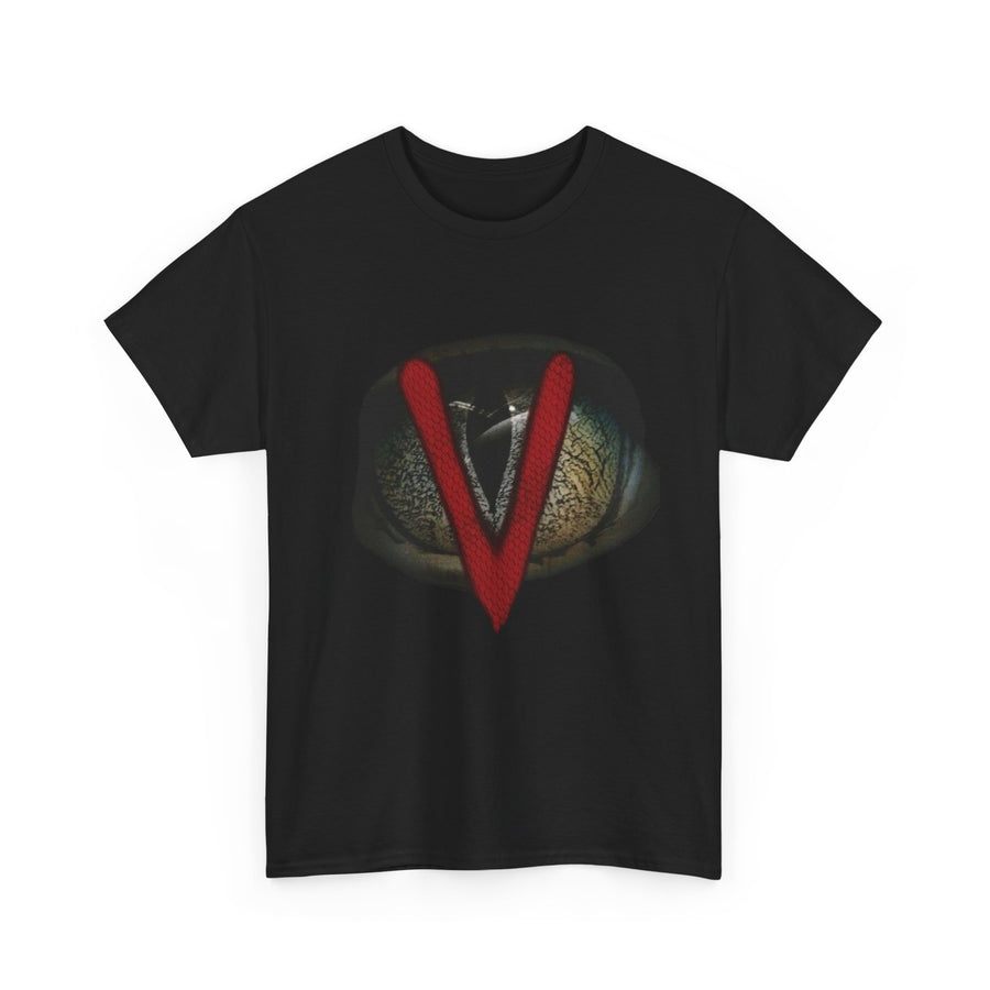 Vintage V The Visitors Reptilian Alien Unisex T-Shirt, Retro Tee, Sci-Fi Fan Gift, 80s TV Show Shirt, Alien Invasion Clothing
