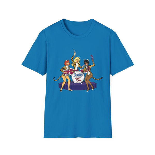 Retro Band T-Shirt, Music Lover Tee, Vintage Cartoon Shirt, Graphic Tee, Comic Book Fan Gift, Josie and the Pussycats Shirt