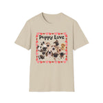 Puppy Love Unisex T-Shirt, Dog Lover Tee, Cute Animal Graphic Shirt, Pet Owner Gift, Soft Cotton Top