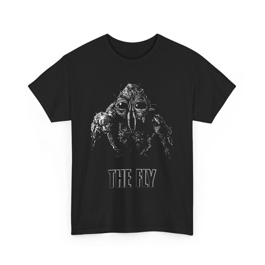 The Fly Horror Movie Unisex Tee Shirt, David Cronenberg Sci-Fi Film Fan Apparel, Graphic Print Cotton T-Shirt, Halloween Classic Movie Tee,