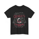 Supernatural Crowley Crossroads Inn Tee, Cotton T-Shirt, Dean Winchester Fan Gift, Sam Winchester, Castiel, Demon, Hell, Devils Trap Shirt