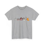 Retro Gaming Unisex Tee, Pac-Man Ghosts Graphic T-Shirt, Gamer Gift, Vintage Style, Fun Casual Wear, Nostalgic Apparel