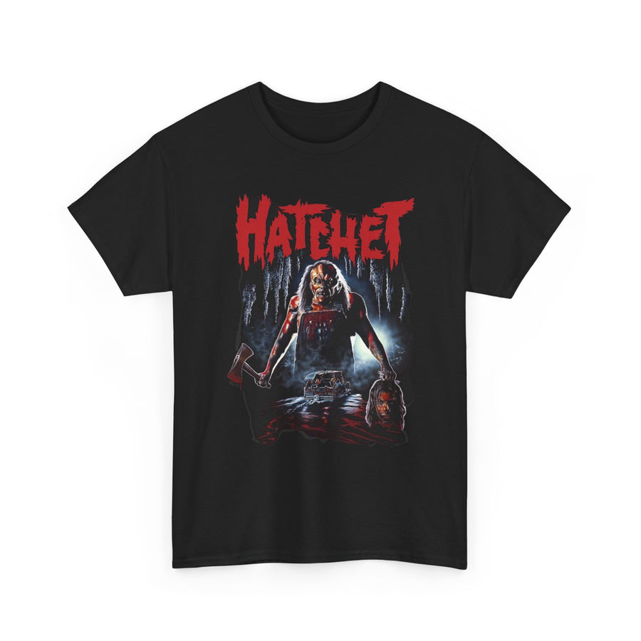 Hatchet Horror Movie Unisex Tee, Scary Graphic Shirt, Halloween Costume, Slasher Film Fan Gift, Murder Mystery Apparel