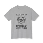 Wine and Dog Lover T-shirt