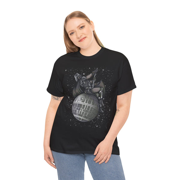 Death Star Wrecking Ball T-Shirt, Star Wars Shirt, Darth Vader Tee, Sci-Fi Fan Top, Galactic Empire Apparel