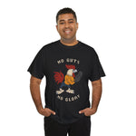 Chicken Boxing Unisex Tee, Funny Graphic T-Shirt, Humorous Animal Lover Gift, Novelty Tee, No Guts No Glory Shirt, Lightweight Unisex Top