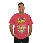 Fruit Pebbles Tee, Cereal Lovers Shirt, Breakfast Graphic T-Shirt, Foodie Gift, Unisex Cotton Top, Colorful Tee, Fun Tee for Brunch