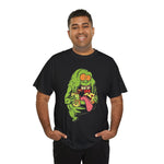 Retro Slimer Goofy Tee, Perfect for Halloween, Ghostbusters Fans, Movie Night, Casual Wear, Unisex Tee, Gift for Nerds