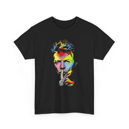 David Bowie Art Unisex Tee, Music Lover Graphic Tee, Rock Band Fan Shirt, Vintage Style T-Shirt, Retro Tee Gift