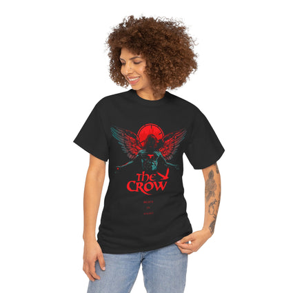The Crow Movie T-Shirt, Vintage Graphic Tee, Retro Cult Film Clothing, Goth Grunge Fashion Top, Unisex Casual Shirt