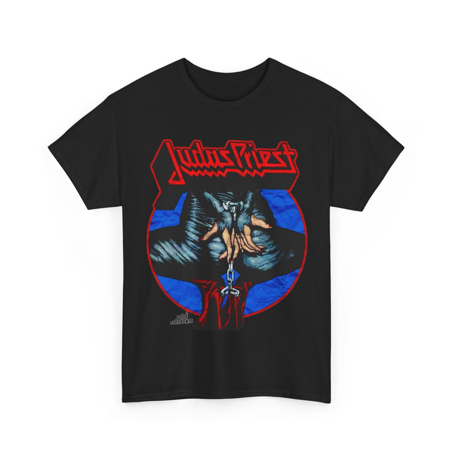 Judas Priest Band Unisex Heavy Cotton Tee, Rock Music T-Shirt, Metal Concert Apparel, Music Lover Gift, Vintage Graphic Shirt