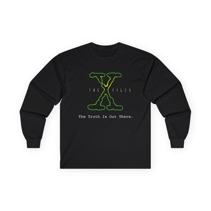 X-Files The Truth is Out There Long Sleeve Shirt, Sci-Fi Fan Gift, Paranormal TV Show Apparel, Geeky Graphic Tee,