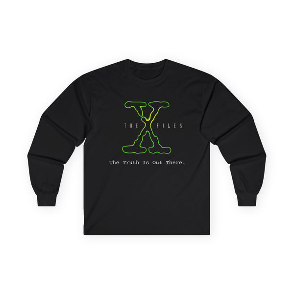 X-Files The Truth is Out There Long Sleeve Shirt, Sci-Fi Fan Gift, Paranormal TV Show Apparel, Geeky Graphic Tee,