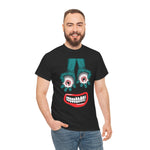 Quirky Monster Eyes Heavy Cotton Tee, Fun Graphic T-Shirt, Casual Wear, Gift for Friends, Halloween Shirt, Graphic Tee