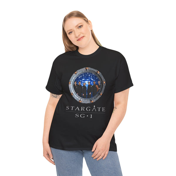 Stargate SG-1 Tee, Sci-Fi TV Show Shirt, Unisex Cotton Top, Geek Gift, Space Fan Apparel