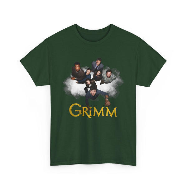 Grimm Unisex Tee, Classic Cotton Shirt, Fantasy Lover Gift, Minimalist Graphic Tee, Unisex Graphic Shirt, TV Show Fan Shirt,