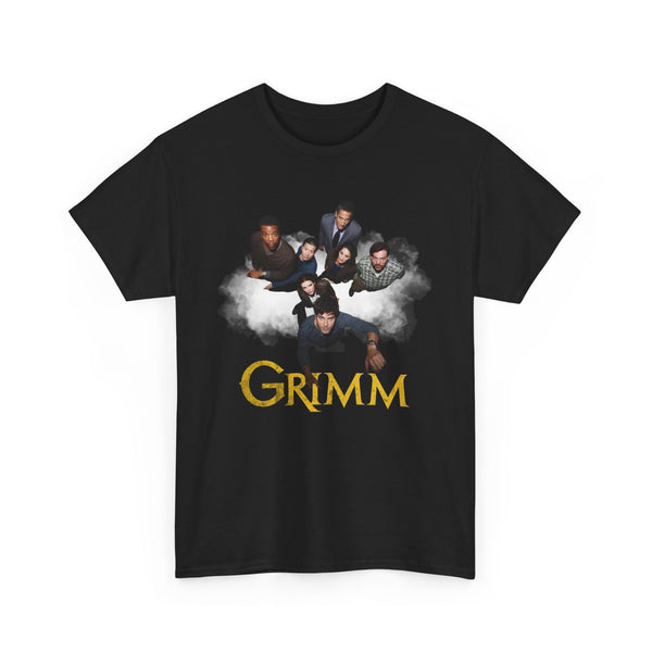 Grimm Unisex Tee, Classic Cotton Shirt, Fantasy Lover Gift, Minimalist Graphic Tee, Unisex Graphic Shirt, TV Show Fan Shirt,