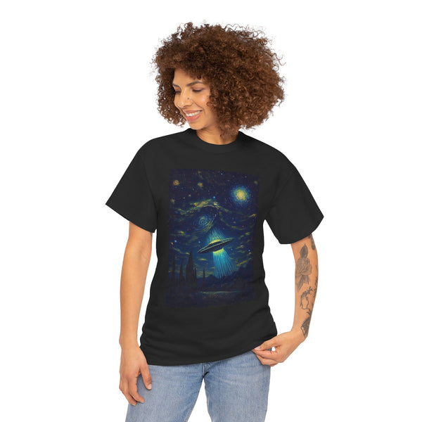 Cosmic UFO Tee - Perfect for Space Lovers, Sci-Fi Fans, and Casual Wear, Great Gift for Birthdays, Parties, Halloween, Alien Enthusiasts