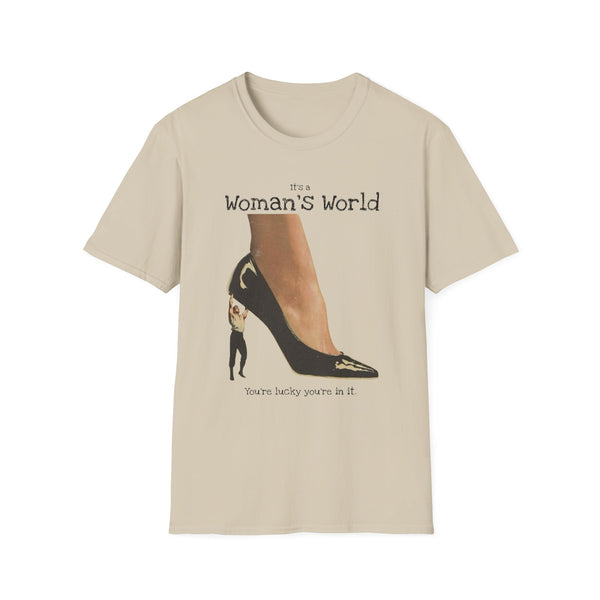 Its a Womans World Tee, Empowering Women's T-Shirt, Feminist Apparel, Gift for Her, Casual Wear, Self-Love Clothing, Women's Rights Merch