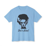 She's Alive! Inspired by Bride of Frankenstein T-shirt, Halloween Monster Shirt, Goth Tee, Horror Movie Fan Gift, Spooky Movie Shirt