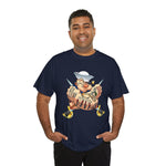 Popeye Navy Tatoo T-Shirt, Sailor Anchor Tee, Nautical Theme Shirt, Vintage Cartoon Graphic Top, Popeye Fan Apparel