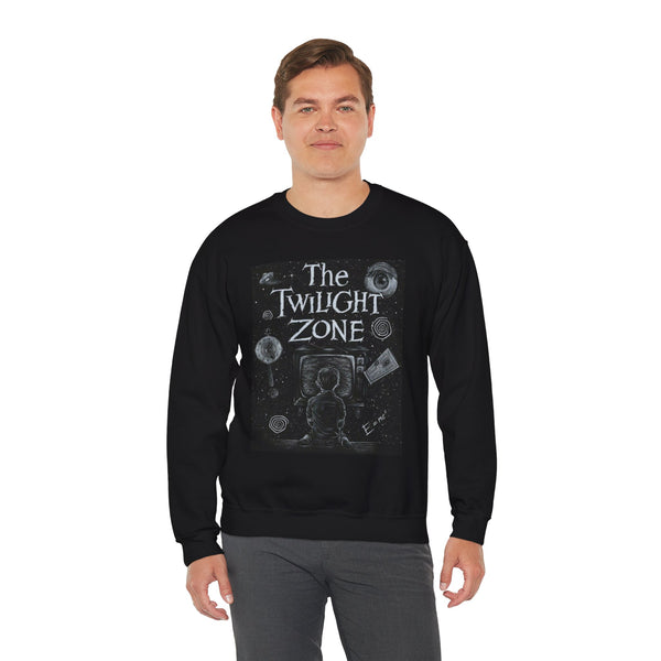 Twilight Zone Unisex Sweatshirt, Retro Vintage Sweathirt, Horror Fan Gift, Dark Vibes Clothing, Sci-Fi Apparel