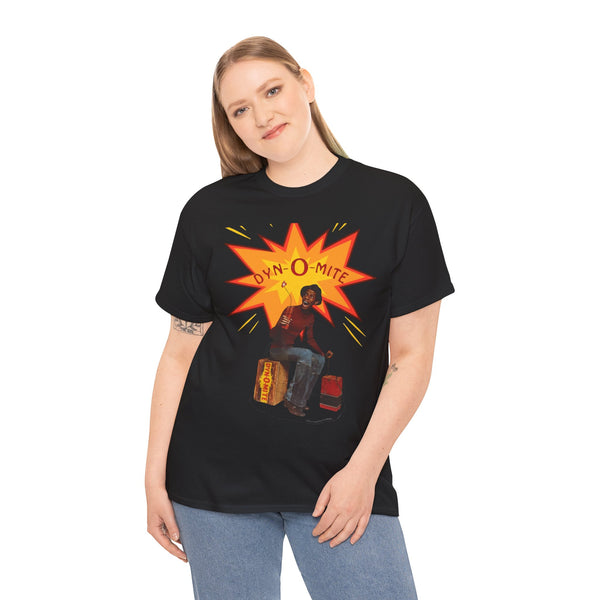 Dynamite JJ Unisex Tee - Good Times Graphic Shirt, Blast Cool Explosive Boom Casual Top, Vintage Retro Style Tee, Unique Gift for Him Her,