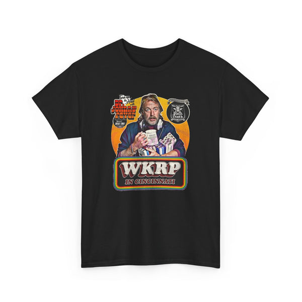 Vintage WKRP in Cincinnati Unisex Heavy Cotton Tee, Classic TV Show Graphic T-Shirt, Retro 70s Tee, Gift for TV Fans, Pop Culture Tee