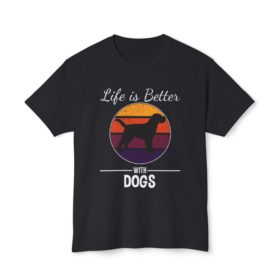 Dog Lover T-shirt - Life is Better with Dogs