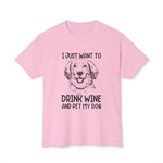 Wine and Dog Lover T-shirt