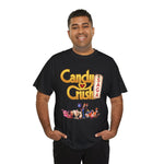 Candy Crush Front and Back Design T-Shirt, Unisex Shirt, Colorful Tee, Graphic Tee, Candy Lover Gift, Fun Tee, Vibrant Shirt