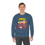 TV Show Mashup Unisex Sweatshirt, Beavis and Butthead meets South Park, Funny Cartoon Crewneck Jumper, Pop Culture Pullover, Retro 90s