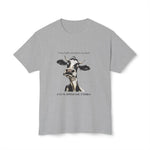 Funny Cow T-Shirt - I May Look Calm But In My Head I Punched You 3 Times