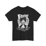 Elvira Mistress of the Dark Unisex Tee, Horror T-Shirt for Fans, Heavyweight Cotton Shirt, Gothic Graphic Top, Halloween Costume, Spooky
