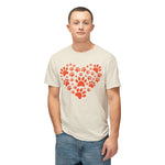 Heart Paw Prints T-shirt