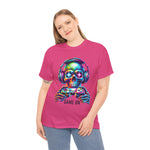 Game On Skull Tee for Gamers, Unisex Heavy Cotton T-Shirt, Gaming Apparel, Gift for Gamers, Halloween Shirt, Casual Wear