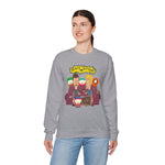 TV Show Mashup Unisex Sweatshirt, Beavis and Butthead meets South Park, Funny Cartoon Crewneck Jumper, Pop Culture Pullover, Retro 90s