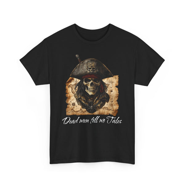 Pirate Skull Tee, Jolly Roger T-Shirt, Unisex Cotton Shirt, Pirates of the Caribbean Gift, Skull and Crossbones Top