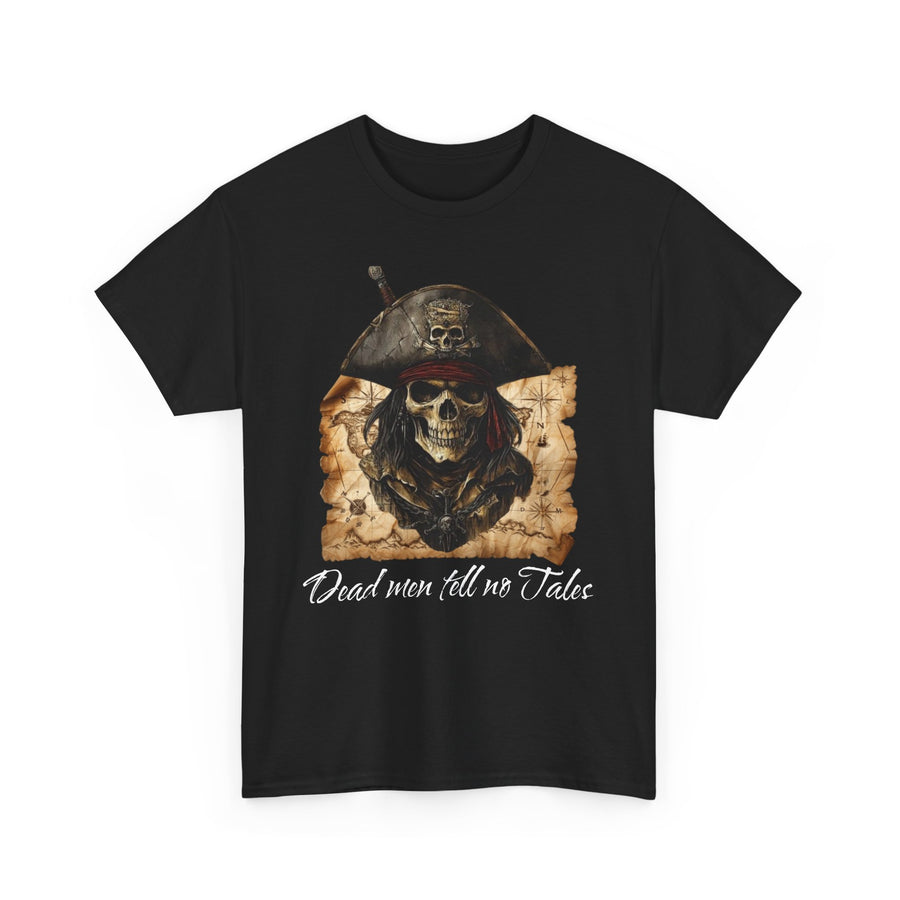 Pirate Skull Tee, Jolly Roger T-Shirt, Unisex Cotton Shirt, Pirates of the Caribbean Gift, Skull and Crossbones Top
