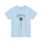 Dandelion Blow Me Tee, Unisex Graphic Shirt, Botanical Nature Top, Flower Lover Gift, Gardener T-Shirt, Floral Print Apparel