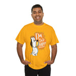 Droopy Dog T-Shirt, Funny Cartoon Tee, Humorous Dog Lover Shirt, Happy Dog Graphic Top, Unisex Cotton Tee, Retro Cartoon Apparel