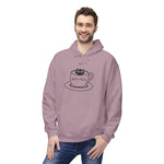 Cat Lover Soft Fleece Hoodie, Cute Animal Graphic Sweatshirt, Pet Owner Gift,