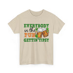 Everybody in the Pub Gettin' Tipsy Unisex Heavy Cotton Tee, Funny Shirt, Pub Crawl Apparel, St. Patrick's Day Gift, Beer Lover Gift