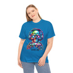 Game On Skull Tee for Gamers, Unisex Heavy Cotton T-Shirt, Gaming Apparel, Gift for Gamers, Halloween Shirt, Casual Wear