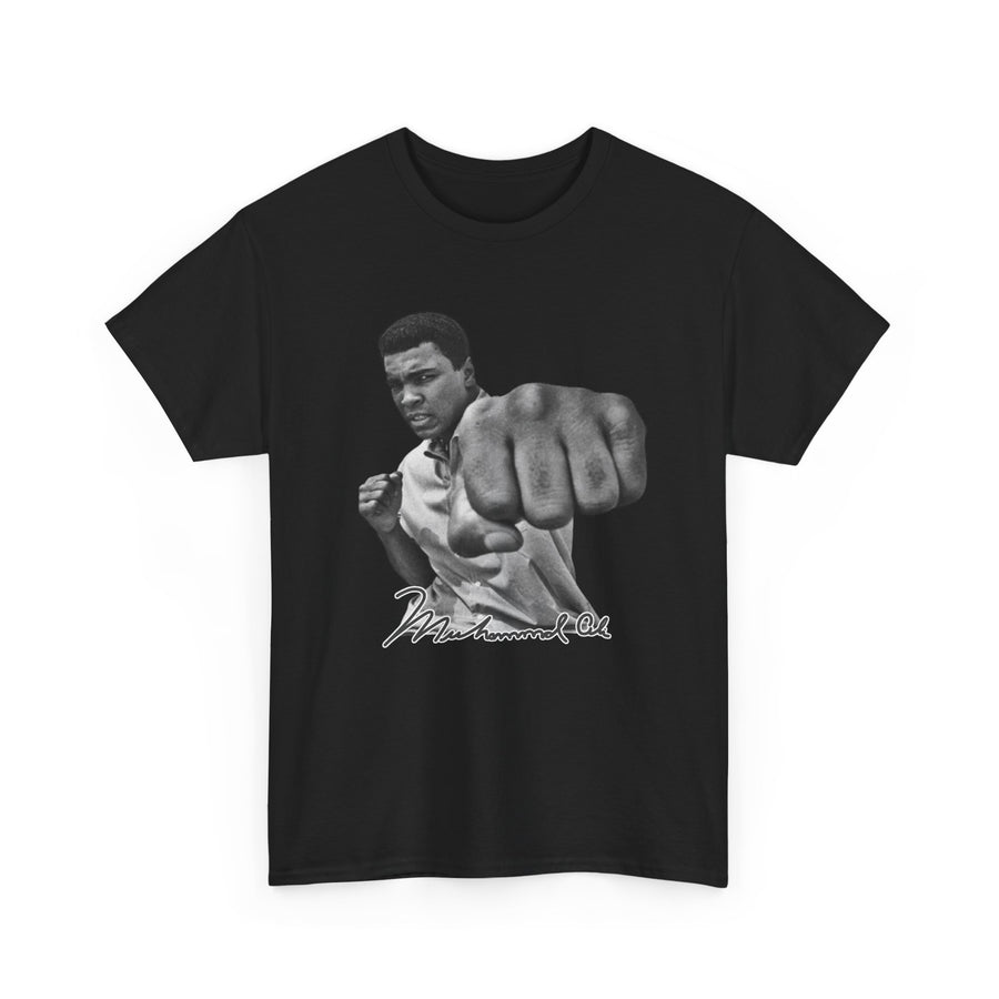 Muhammad Ali Unisex Heavy Cotton Tee - Vintage Boxer T-Shirt, Boxing Fan Gift, Sports Apparel, Athlete Tribute Shirt, Retro Graphic Tee